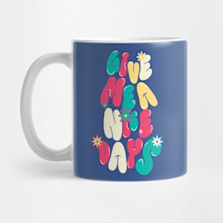 Typography Colorful Mug